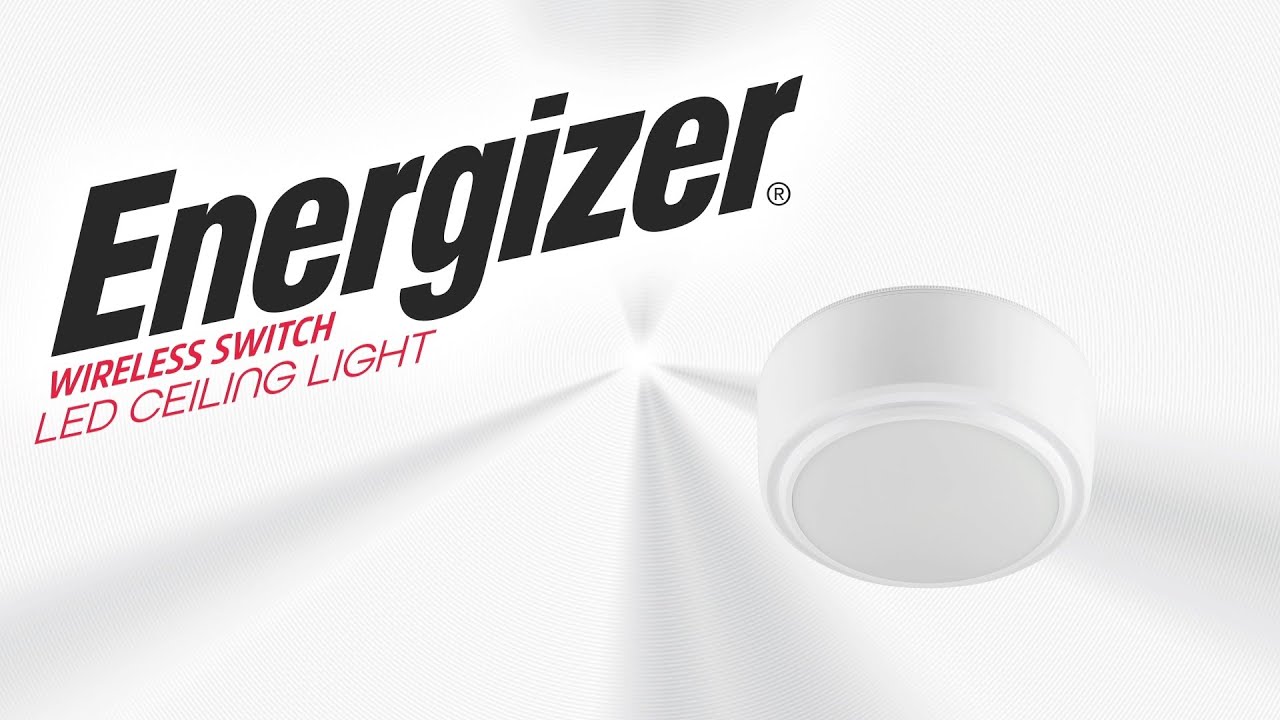 47485: Беспроводной выключатель Energizer для управления светодиодным потолочным светильником