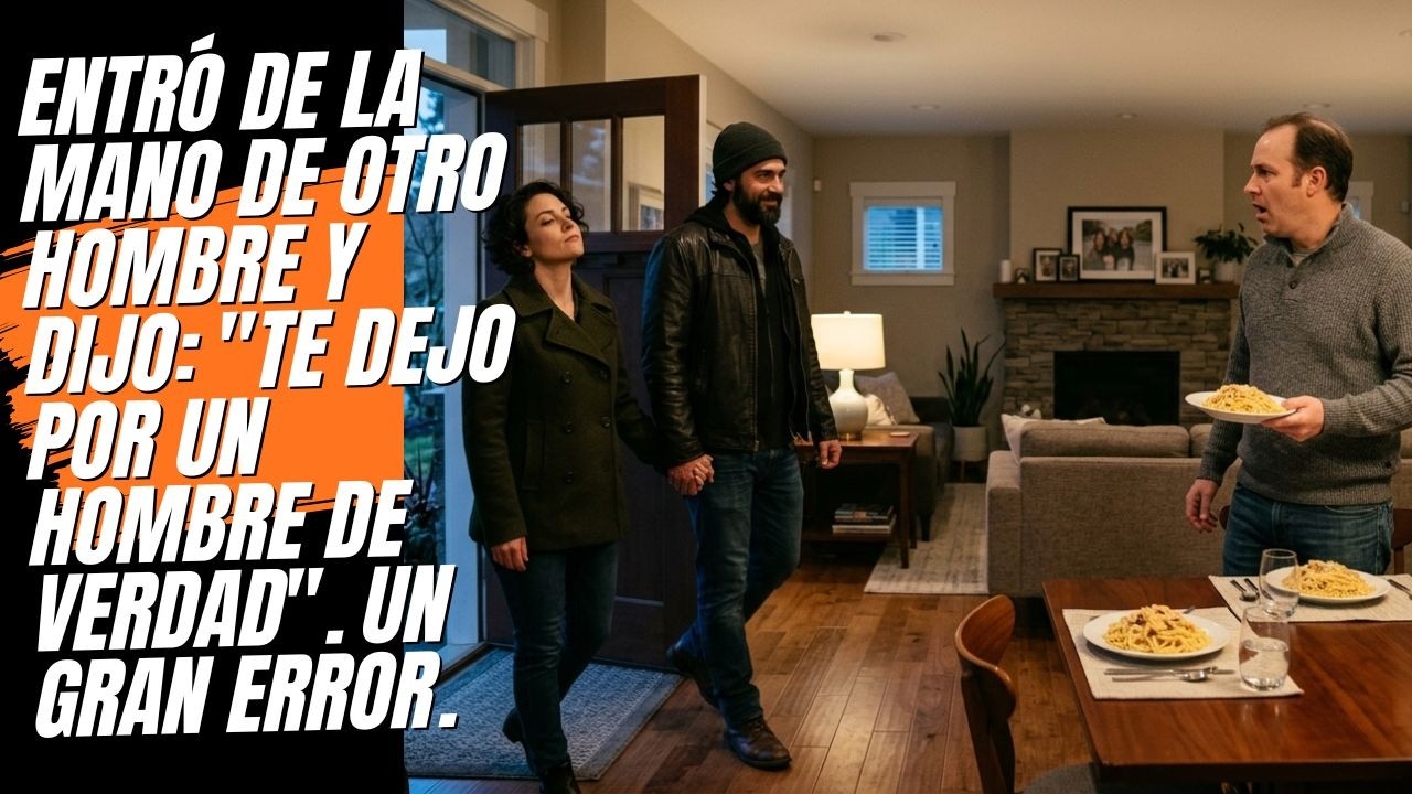 Se marchó con otro hombre y me llamó débil; lo que sucedió después sorprenderá a todos...