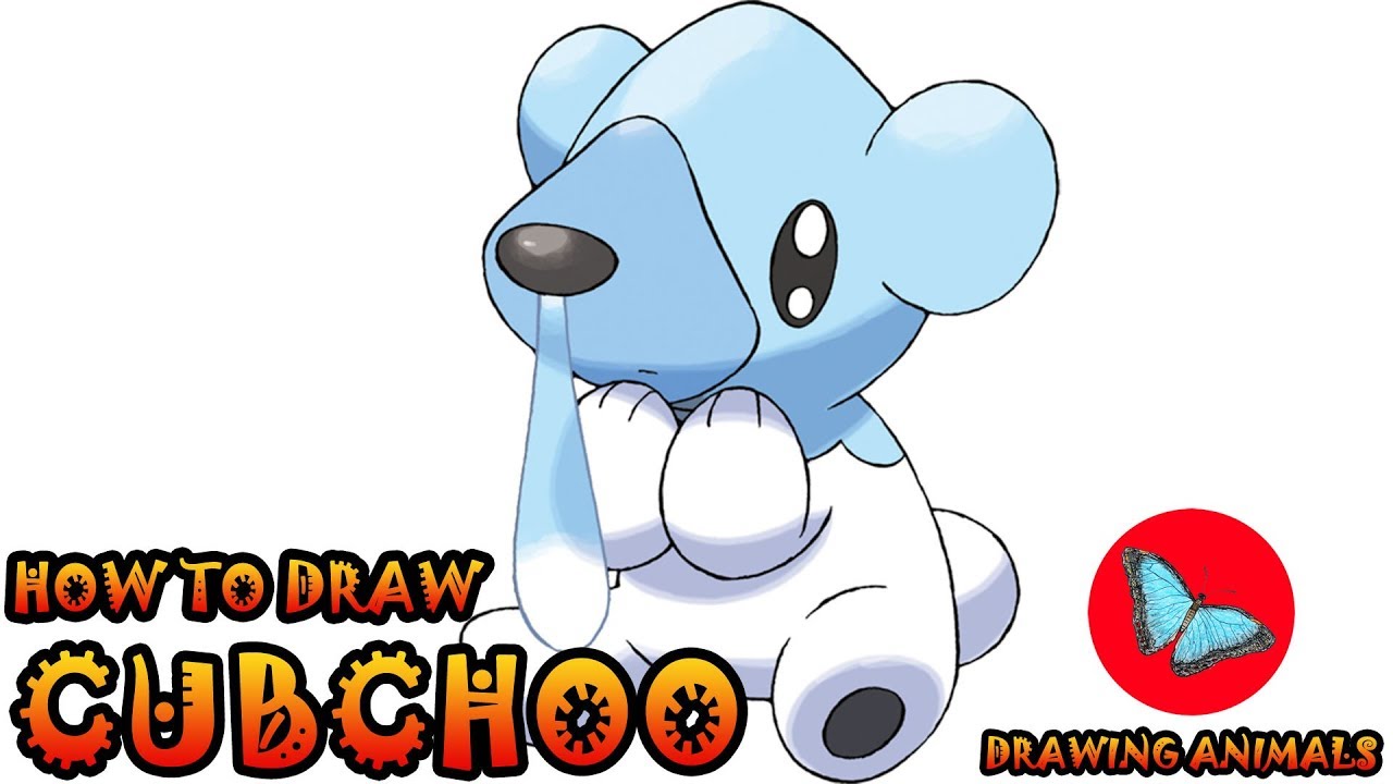 How To Draw Cubchoo Pokemon | Drawing Animals