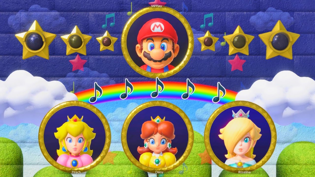 Mario Party Superstars Minigames - Mario vs Peach vs Daisy vs Rosalina (Master CPU)