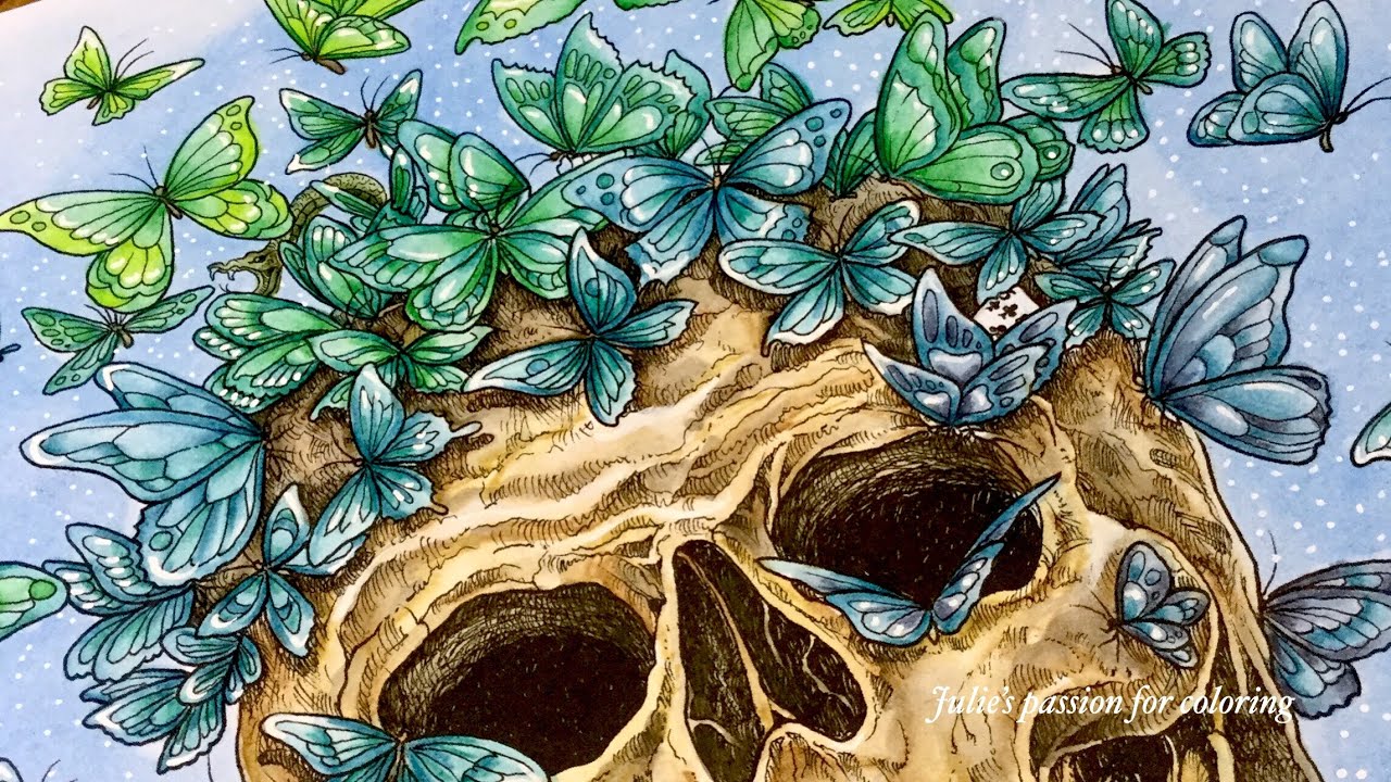 FANTOMORPHIA by Kerby Rosanes - Derwent inktense pencils - color along