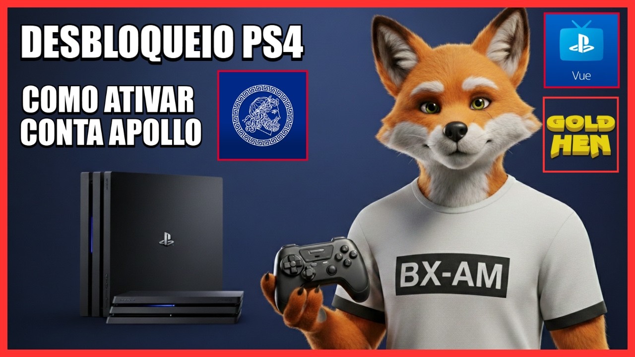 ATIVANDO CONTA NO APOLLO E TRANSFERIR OS SAVES DO EXPLOIT DO PS VUE 1.4 NO PS4 7.00-13.00