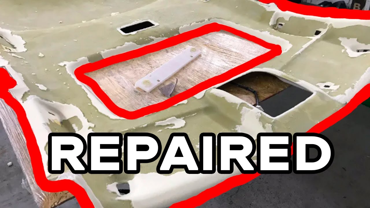 Fixing a Headliner after airbags deployed