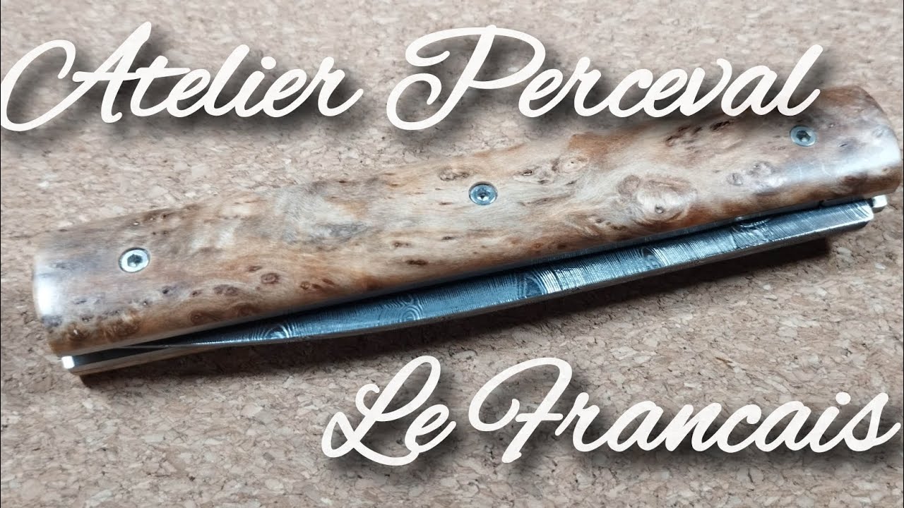 Perceval Le Francais - Damast/Lindenwurzel - Ein wahrer Gentleman 42a konform, edel, einzigartig