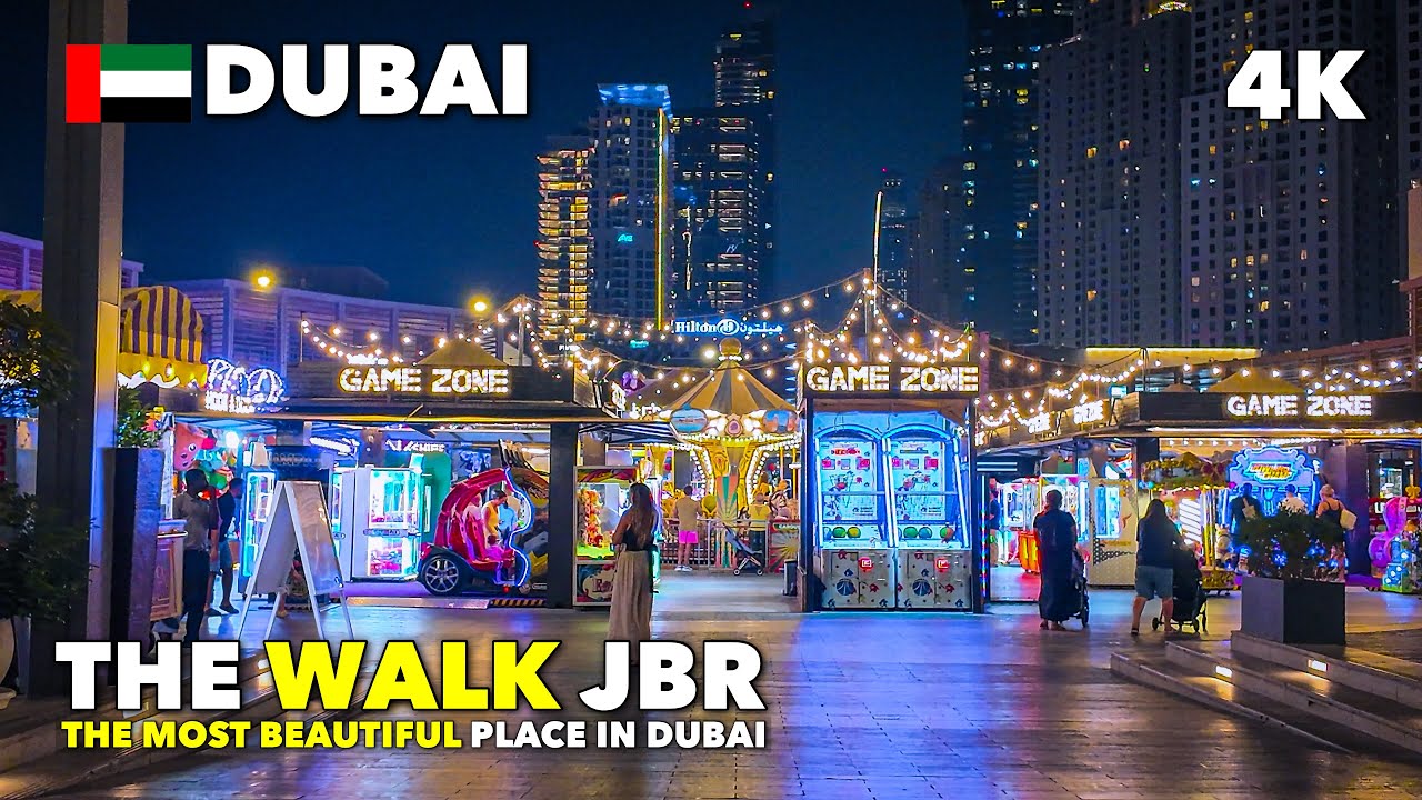 🇦🇪 This is Amazing &ndash; The Walk JBR Dubai Walking Tour [4K]