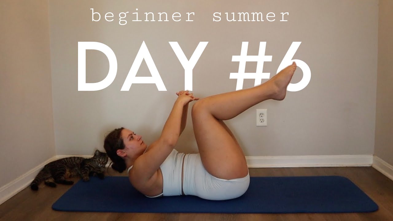 Day #6 Beginner Summer 30 Day Workout Challenge - Core/Abs 13 Mins At Home No Equipment