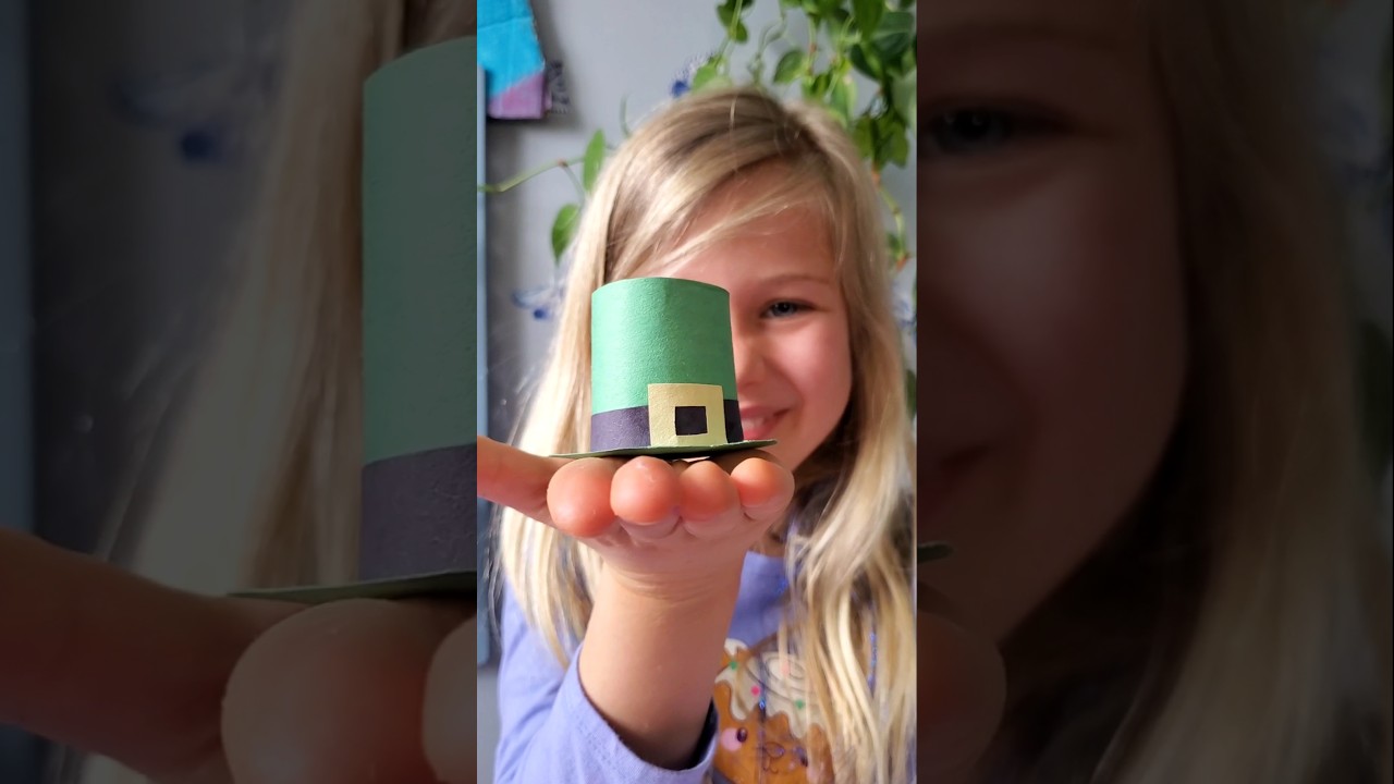 🍀 Mini Leprechaun Hat Craft for Kids | St. Patrick's Day Craft | Leprechaun Craft 🍀