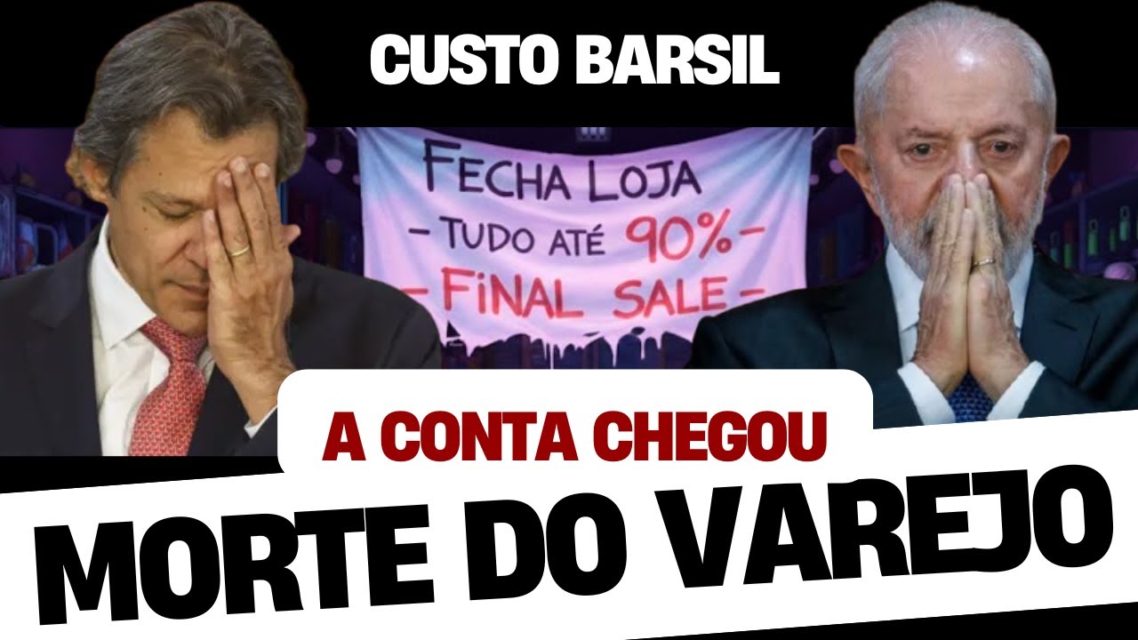 O FIM DO PONTO COMERCIAL: Por que o Custo Brasil e os Juros estão aniquilando o Varejo
