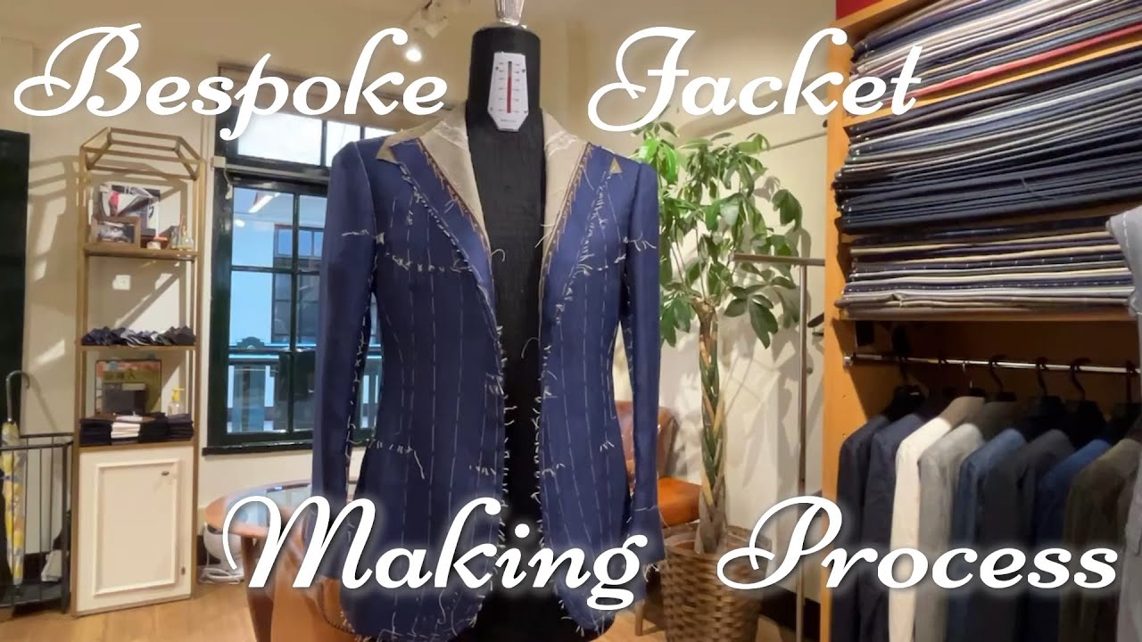 遂に完成！幾つもの工程を経て、ハンドメイド・ジャケットの仮縫いが組み上がる感動の瞬間。