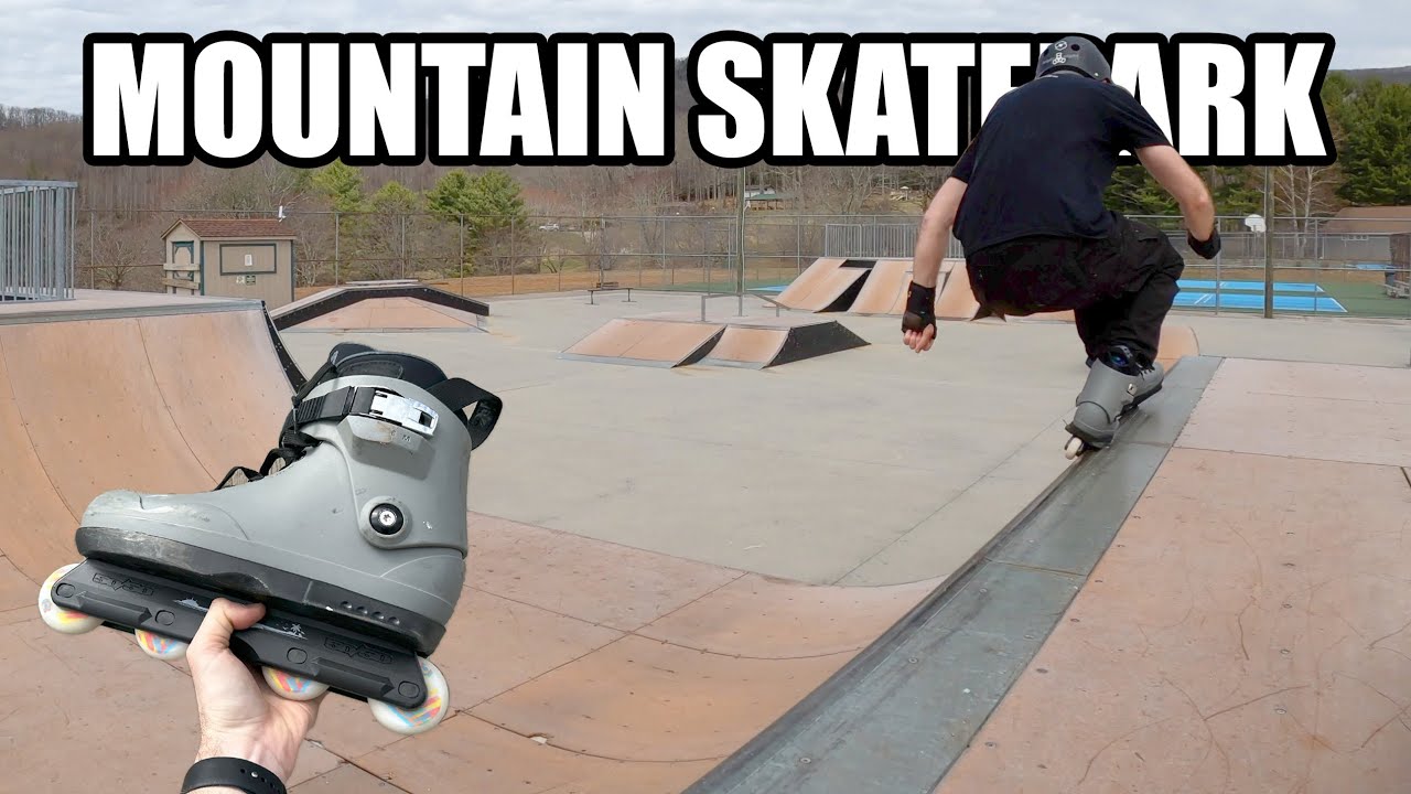 Back at the Mountain Skatepark on the Them 909 // Aggressive Inline