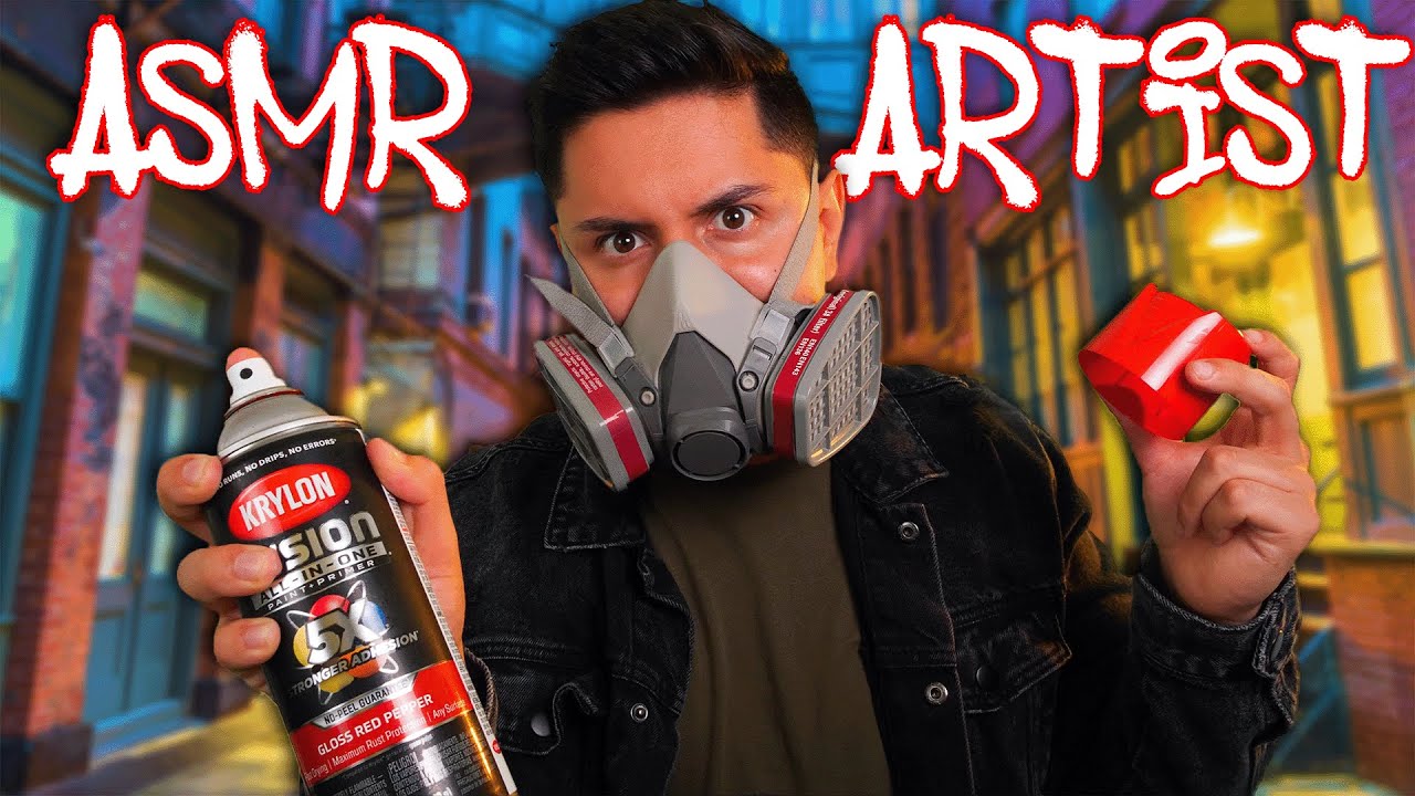 4K ASMR | Граффити-художник застаёт вас в своём переулке | НЕЗАКОННЫЕ ПОЩИПЫ