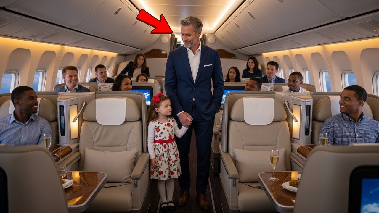 Alleinerziehender Vater wurde aus der First Class geworfen von einer Flugbegleiterin — eine Minute