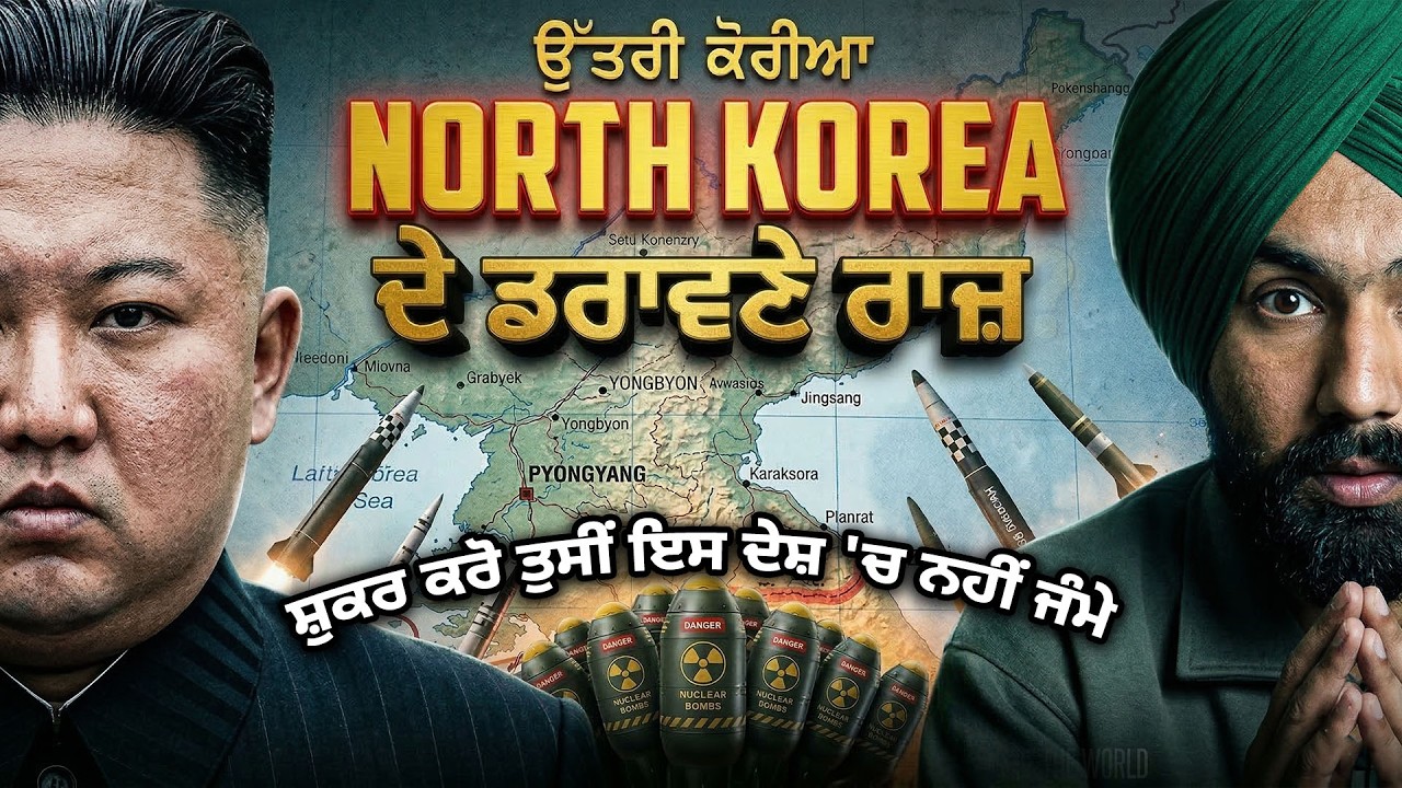 ਉੱਤਰੀ ਕੋਰੀਆ ਦਾ ਅਸਲ ਸੱਚ | North Korea History in Punjabi | Kim Jong Un | Punjabi Videos 2026