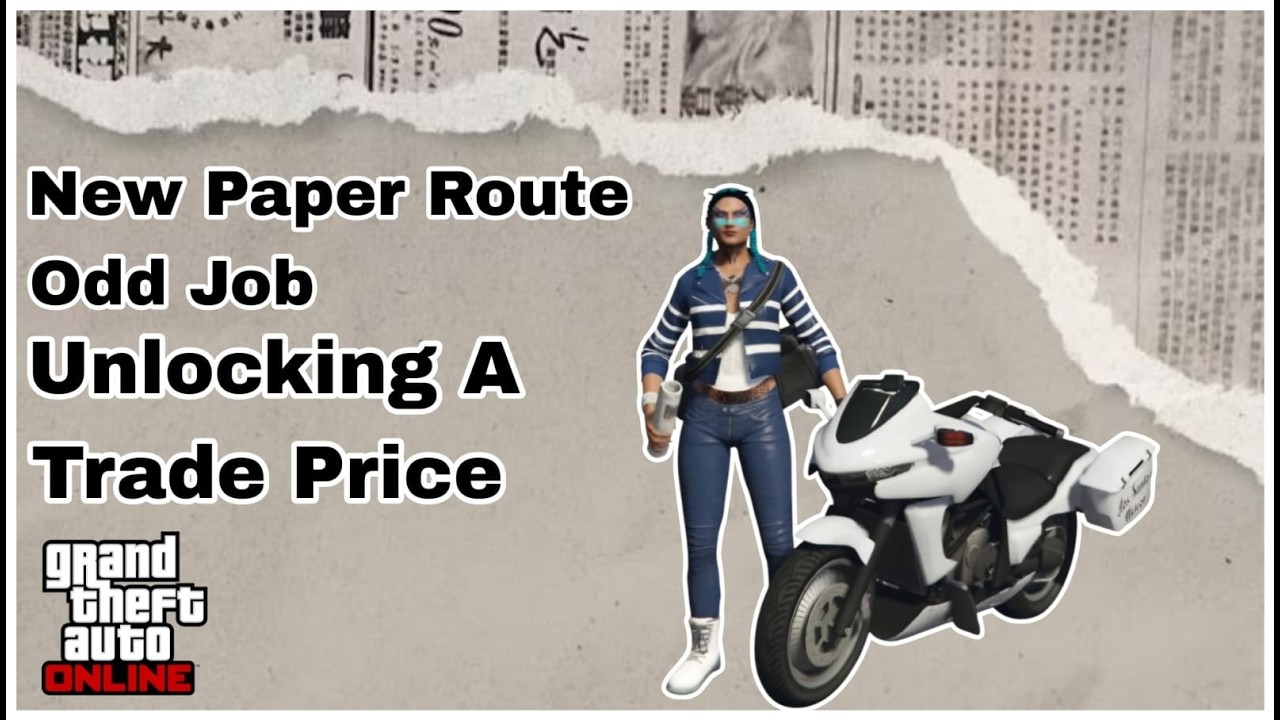 GTA 5 Ep#71 || I Completed The NEW Paper Route Odd Job To Unlock A Trade Price For A Vehicle