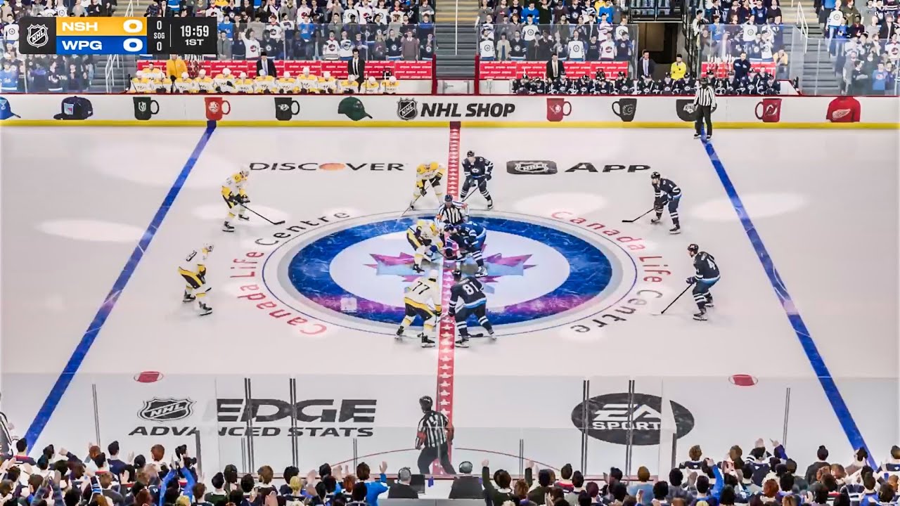 Матч Виннипег Джетс против Нэшвилл Предаторз 17.03.2026, NHL 26.