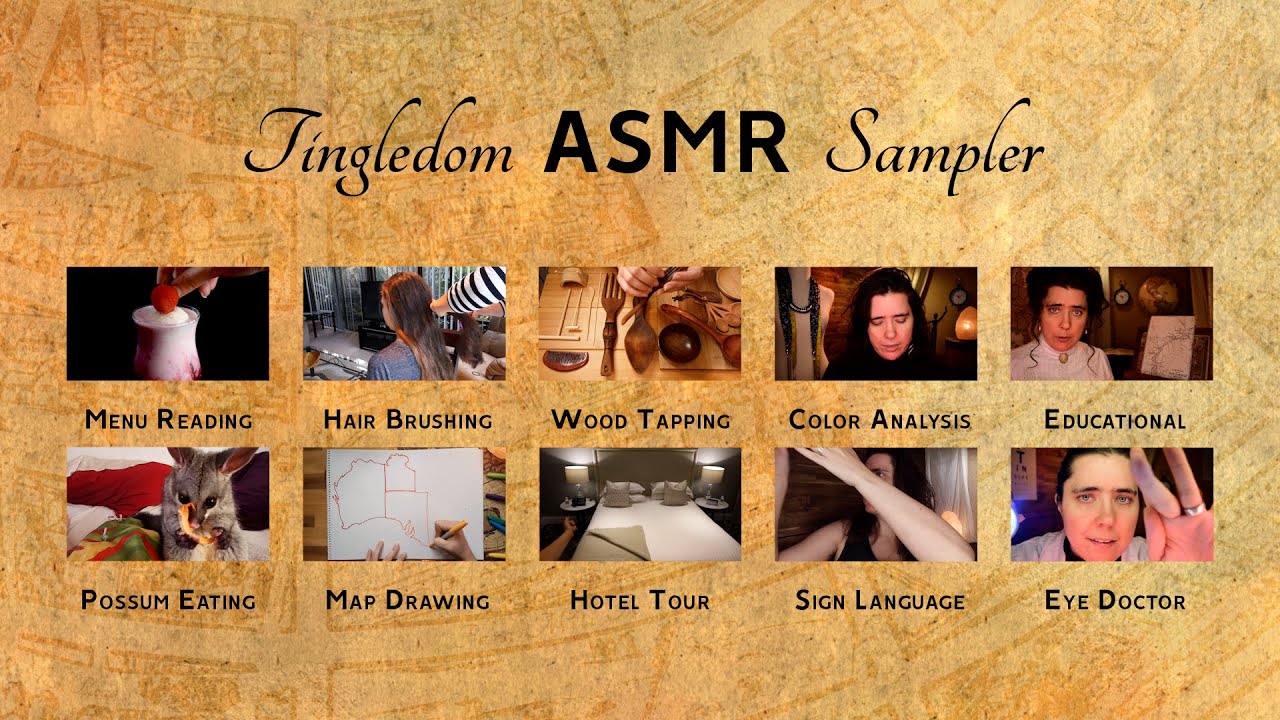 Sample 10 Different Types of ASMR (Used at the South Australian Museum)