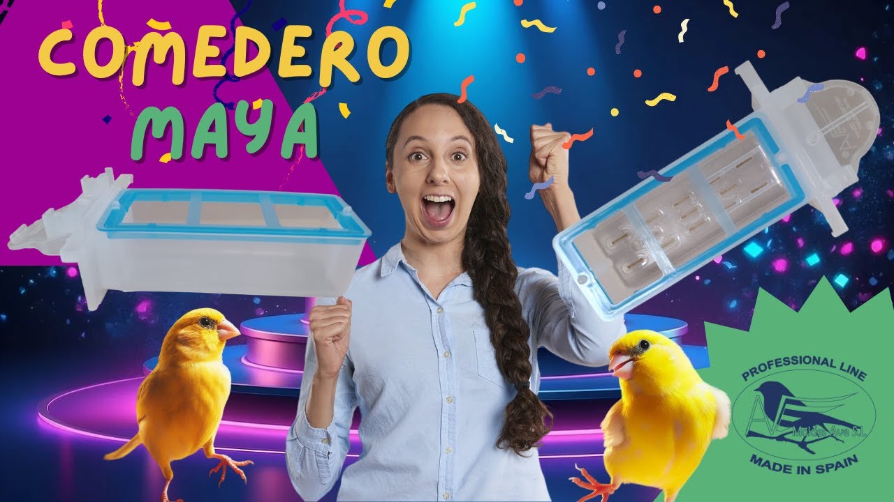 Comedero Maya MoldesAve 🟦 🐦