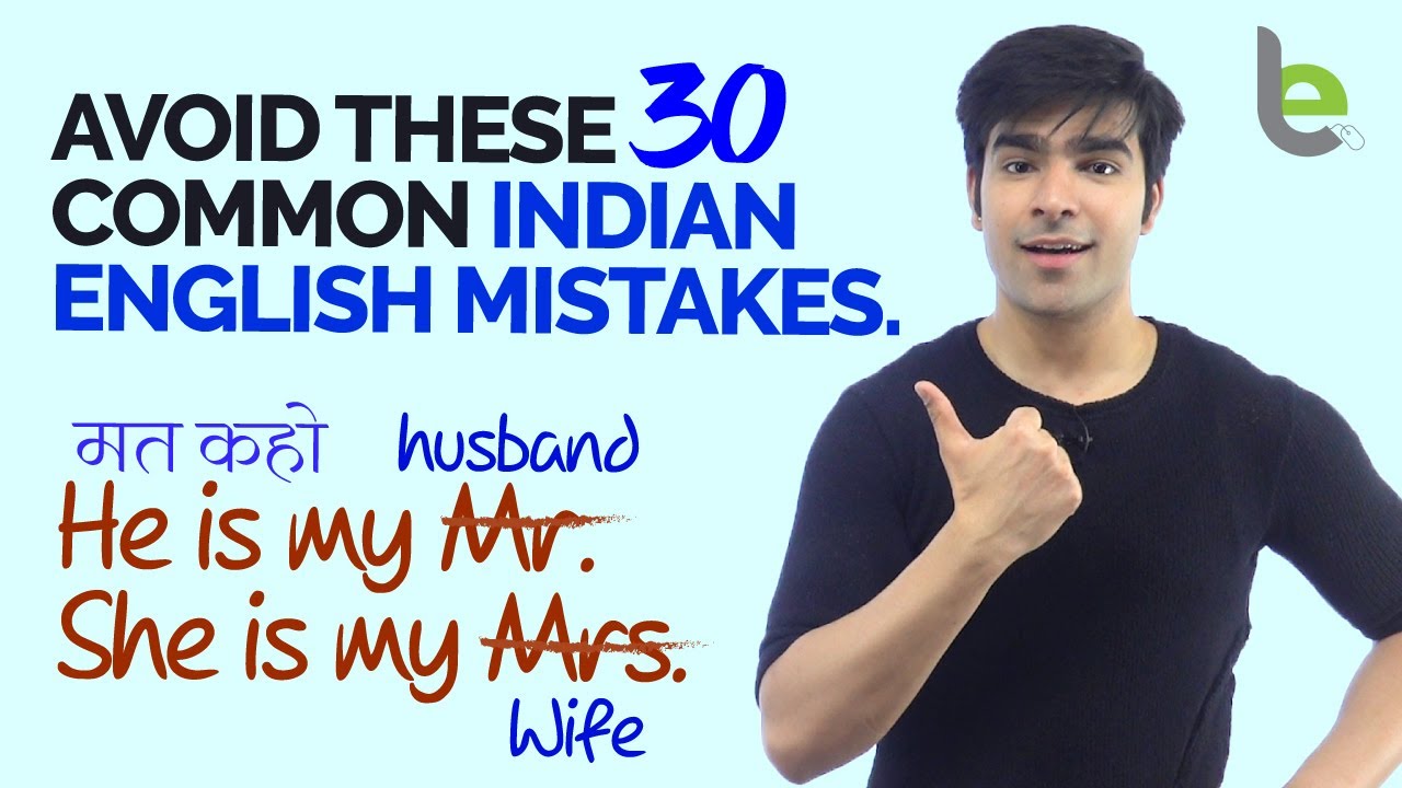 Avoid These Common English Mistakes Made In Indian English | Learn English Through Hindi | Learnex