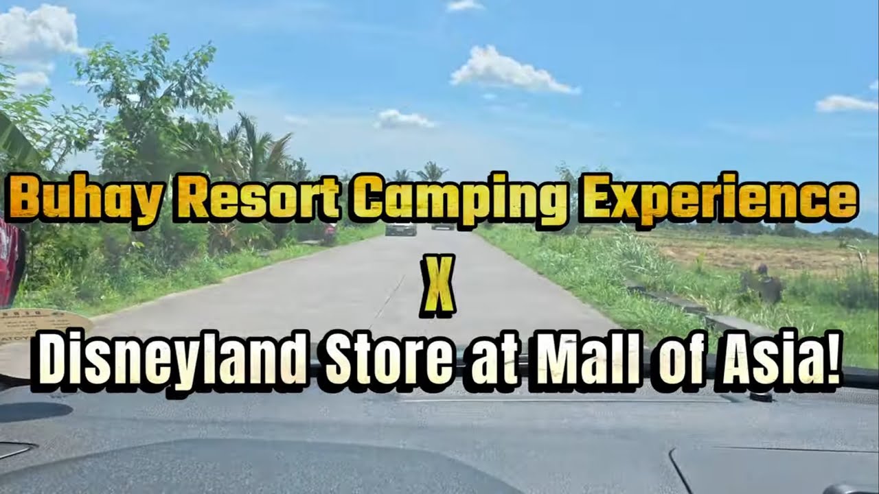 Camping at Buhay Resort Cavite l Disneyland Store at MOA l Car Camping l Toyota Raize l NatureHike