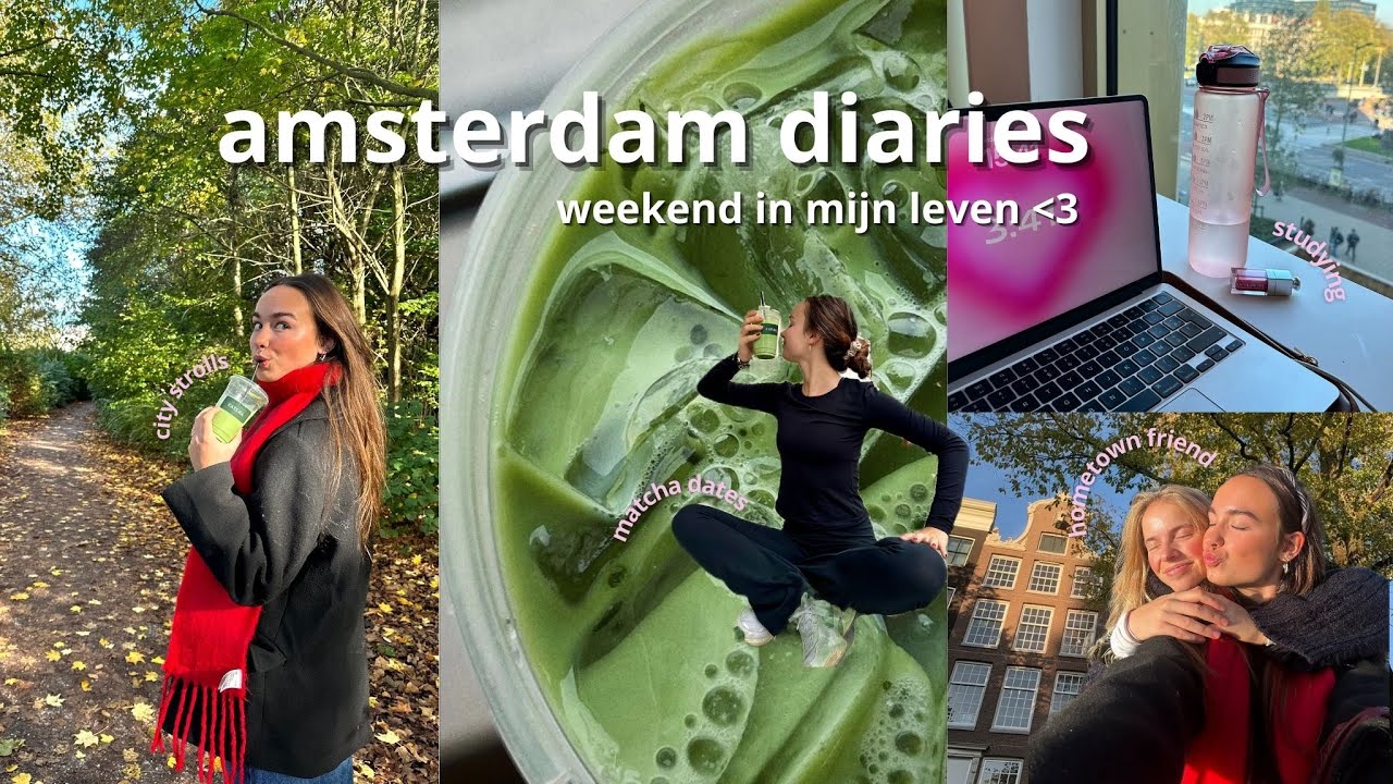 matcha dates, friends, studying
