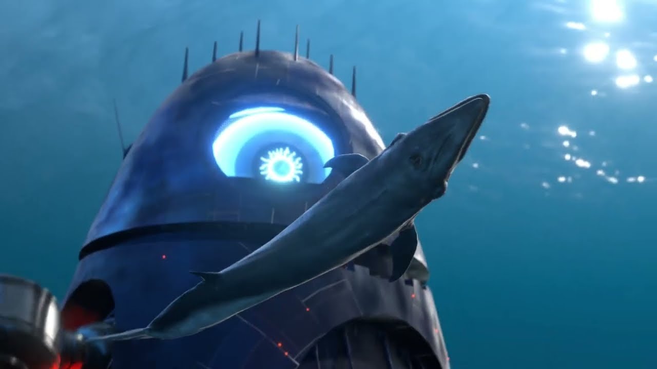 Alien Probe vs  The Largest Sea Creatures [ UPDATED SIZE ]