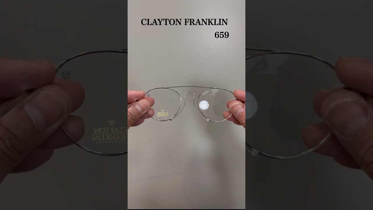 CLAYTON FRANKLIN(クレイトンフランク)  - 上野の眼鏡店 RUTTEN_ -  659 中世ヨーロッパで掛けられていたツルがない鼻眼鏡である