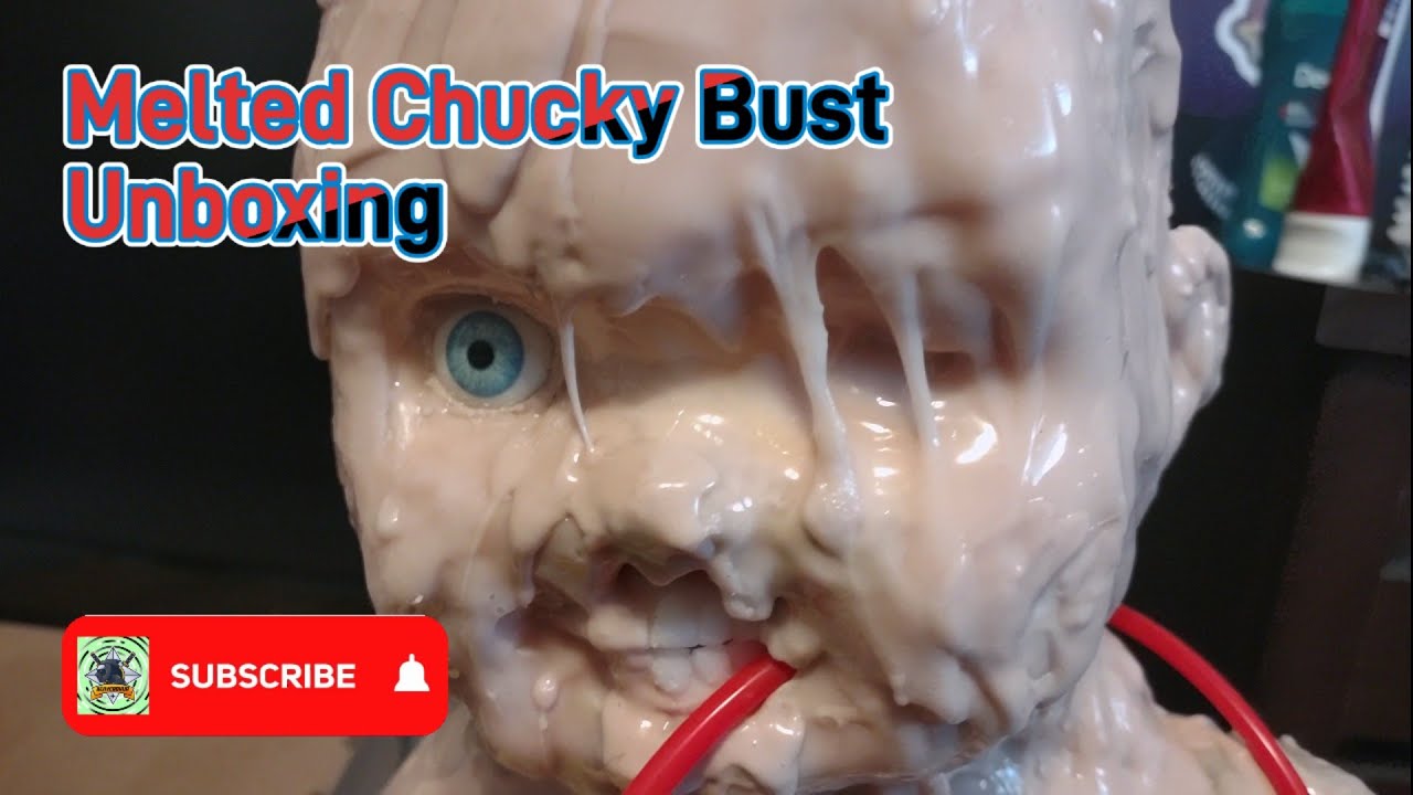Child's Play Melted Chucky bust Unboxing #chucky #unboxing