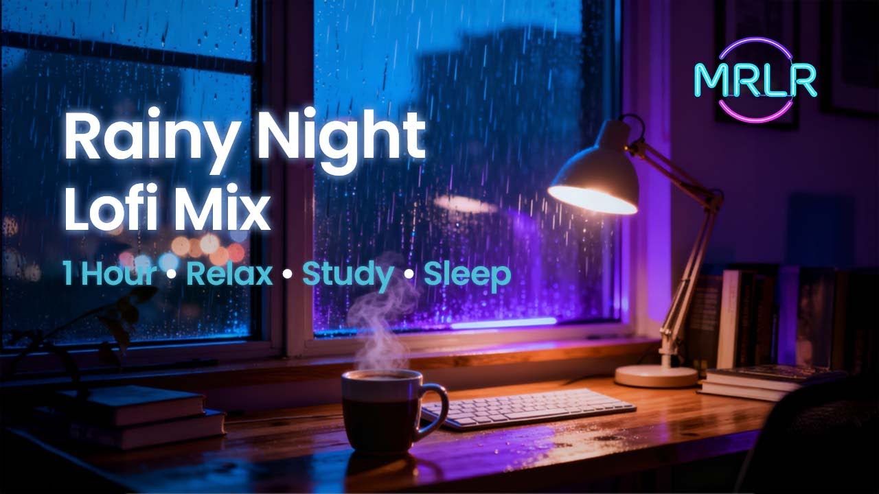 Dreaming in the Rain — Rainy Night Lofi Mix for Study, Relax & Sleep
