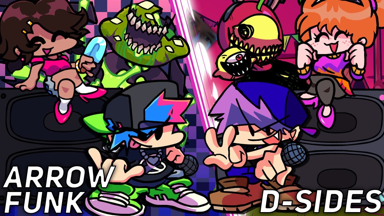 THE COOLEST REMIX MODS IN FNF!!! (Friday Night Funkin, D-Sides Week 5 V2.5, Arrow Funk)