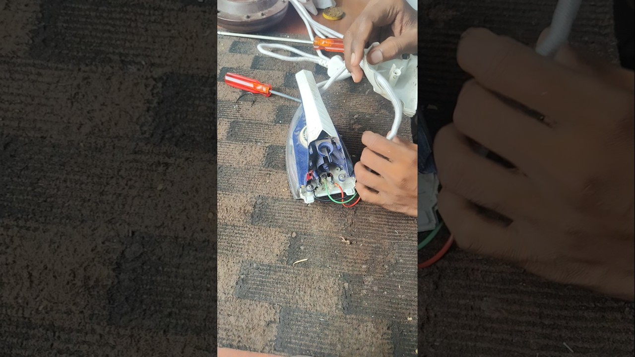 iron press repair | iron press wire connection #shorts #viral #youtubeshorts #repair