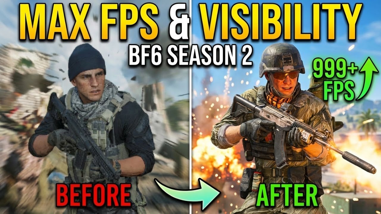 BEST Battlefield 6 Settings Guide | Max FPS + Visibility