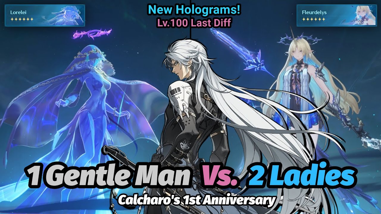What 1 Year Of Solo Calcharo Looks Like - S0 Calcharo Solo Vs Fleurdelys & Lorelei Holograms Diff VI