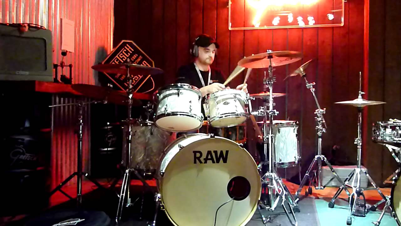 Paul Wez Westgate drumming Stuck by Caro Emerald