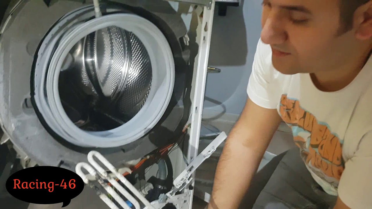 ÇAMAŞIR MAKİNESİ REZİSTANSI NASIL DEĞİŞTİRİLİR / KÖRÜK LASTİĞİ NASIL SÖKÜLÜR. /Bosch Siemens Profilo