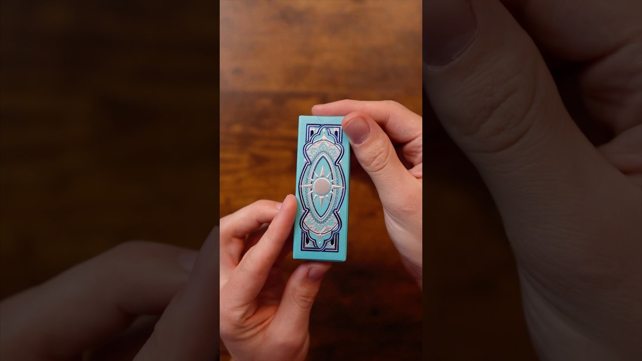 Have You Ever Seen Playing Cards This Small? 😳 #viralvid #shorts #fyp #asmr #small #shuffle