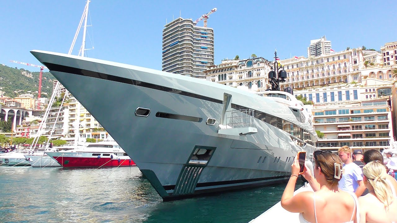 When Mega Yachts Leave Monaco, Billionaires Yachts in Monaco