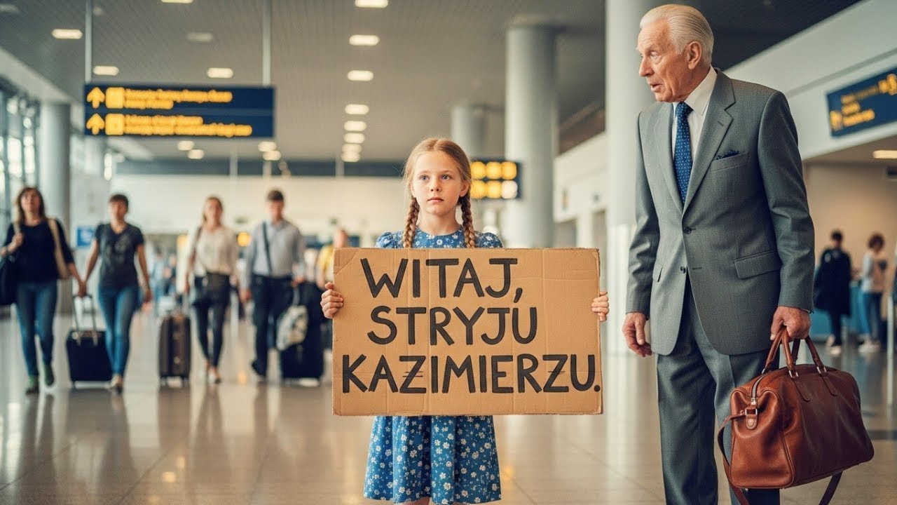 Siedmioletnia dziewczynka zastępuje matkę na lotnisku, odbiera krewnego nie wiedząc że to milione