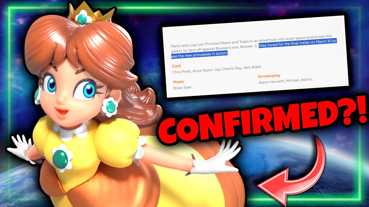 DAISY JUST LEAKED for the Mario Galaxy Movie?!