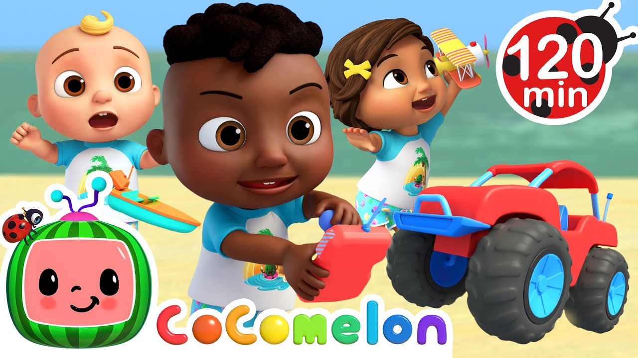 Fun Toy Cars and Boats for Babies! 🚗😆 | CoComelon Nursery Rhymes and Kids Songs | Animals for Kids
