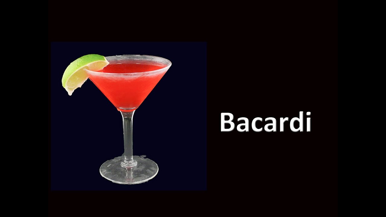 Bacardi Cocktail Daiquiri Drink Recipe HD
