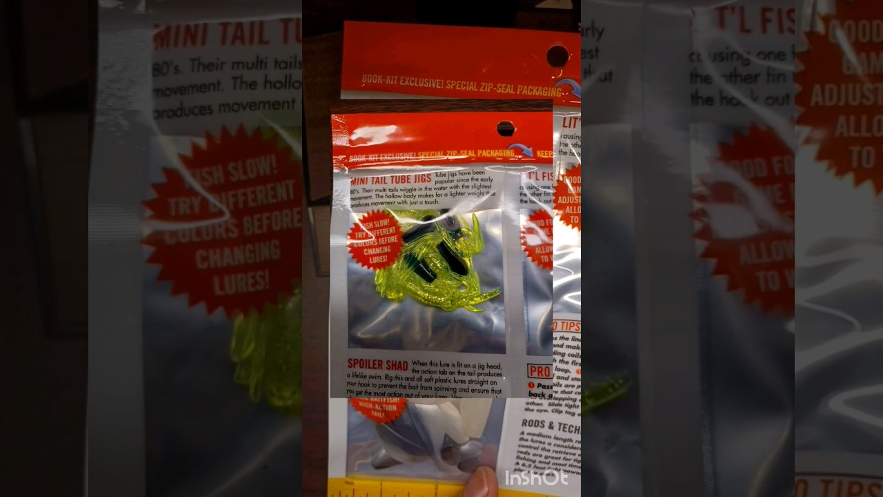 Creme Lure Book Panfish Mini Tail Tube Jigs 😁