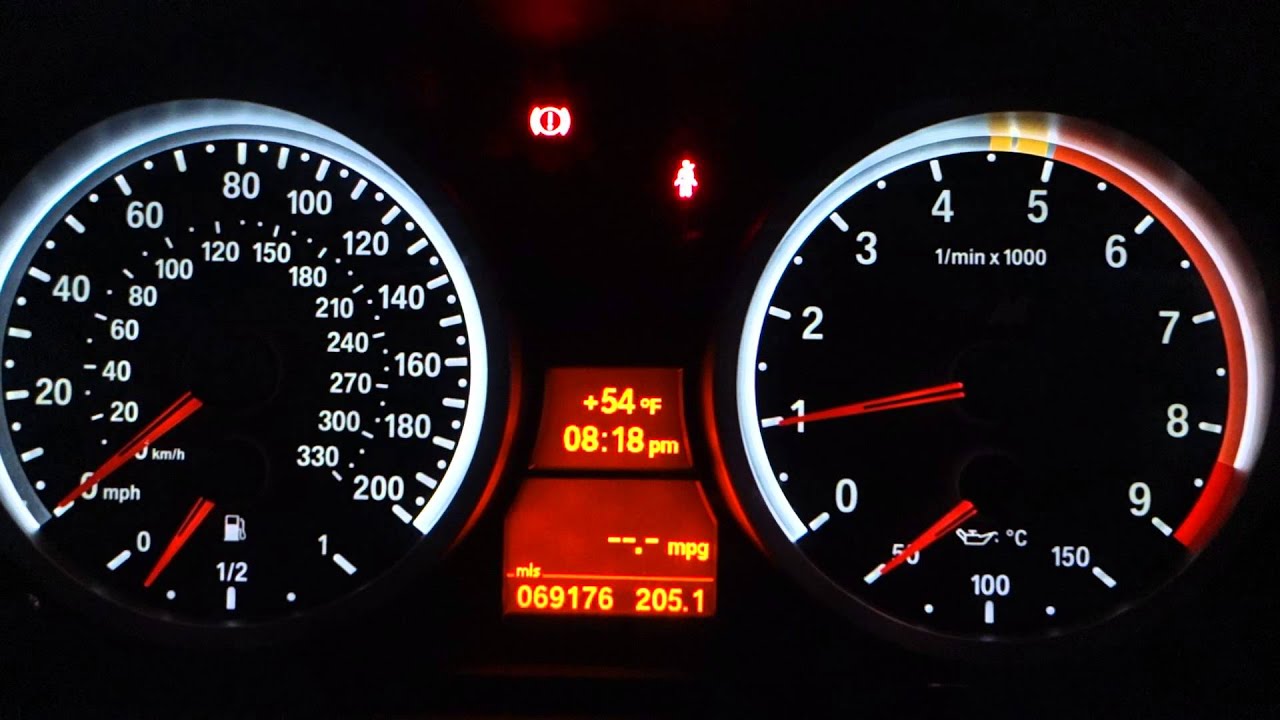 E90 M3 cluster on 335i. Properly programmed and coded.