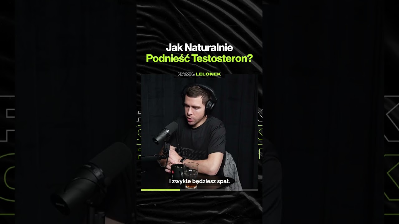 Jak Naturalnie Podnieść Poziom Testosteronu? ft. Kamil Lelonek (premiera jutro o 19:00)