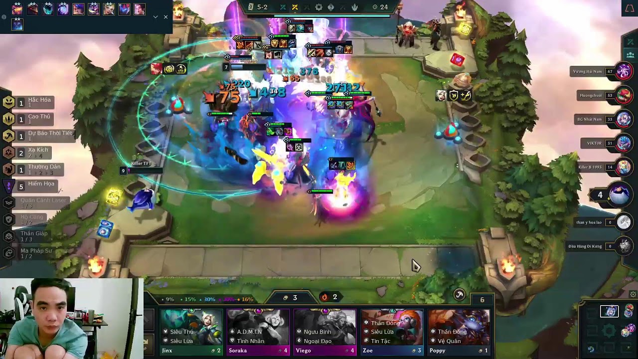 Killer TFT | tftactics | urgot 3 star missfortun 3 star super top 1