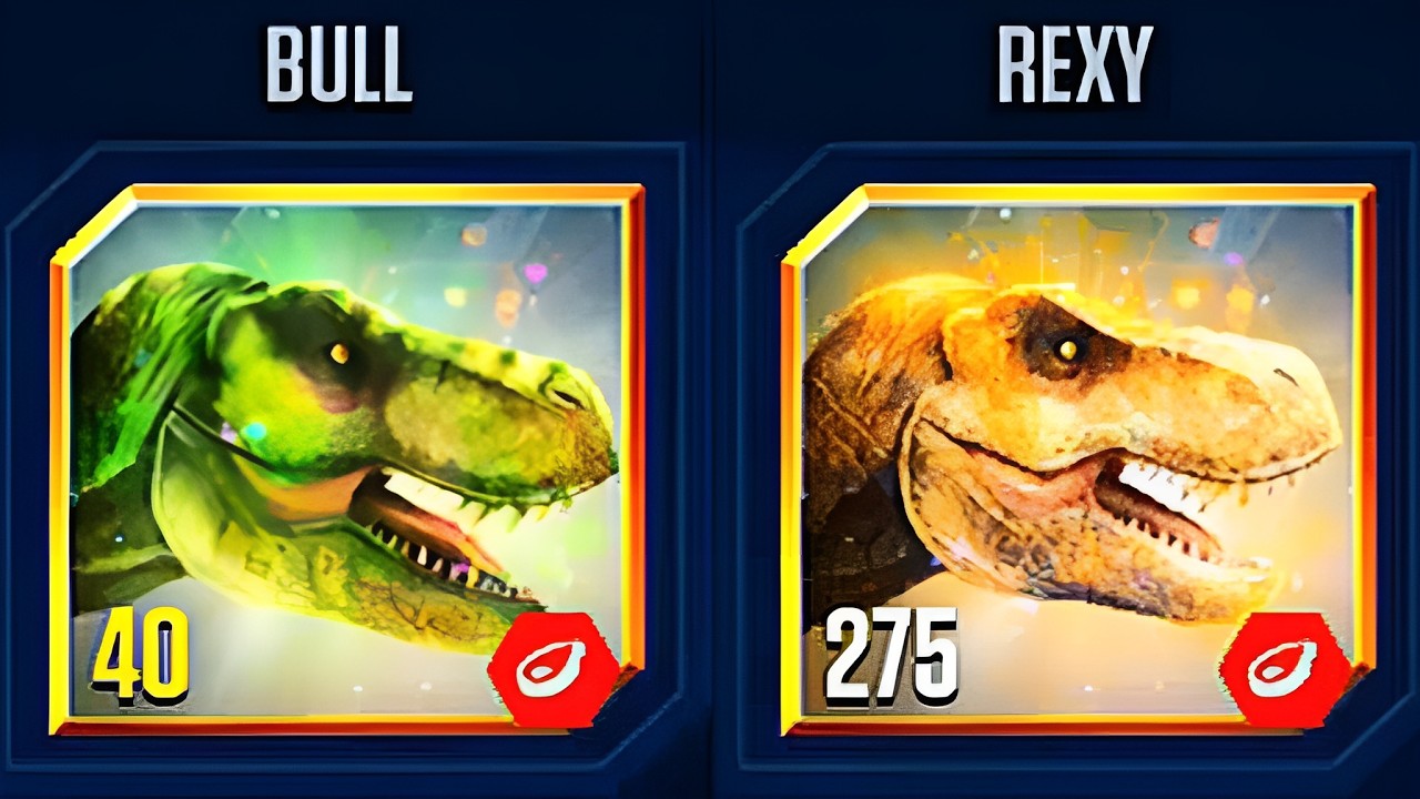 BULL VS REXY POWER COUPLE FINALS PACK | JURASSIC WORLD THE GAME
