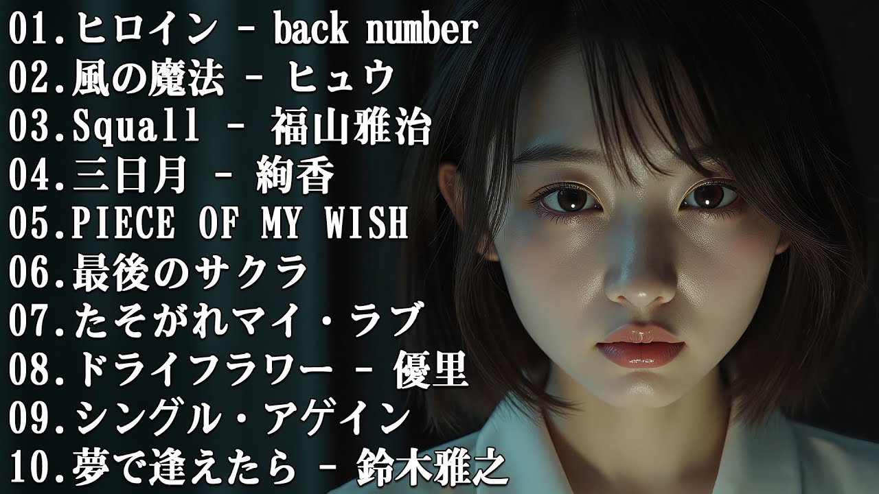 メドレー邦楽 泣ける 💔 心が震えるバラード2025 | 💔 涙が止まらないJ-POPバラード | 泣ける名曲【歌詞付き】
