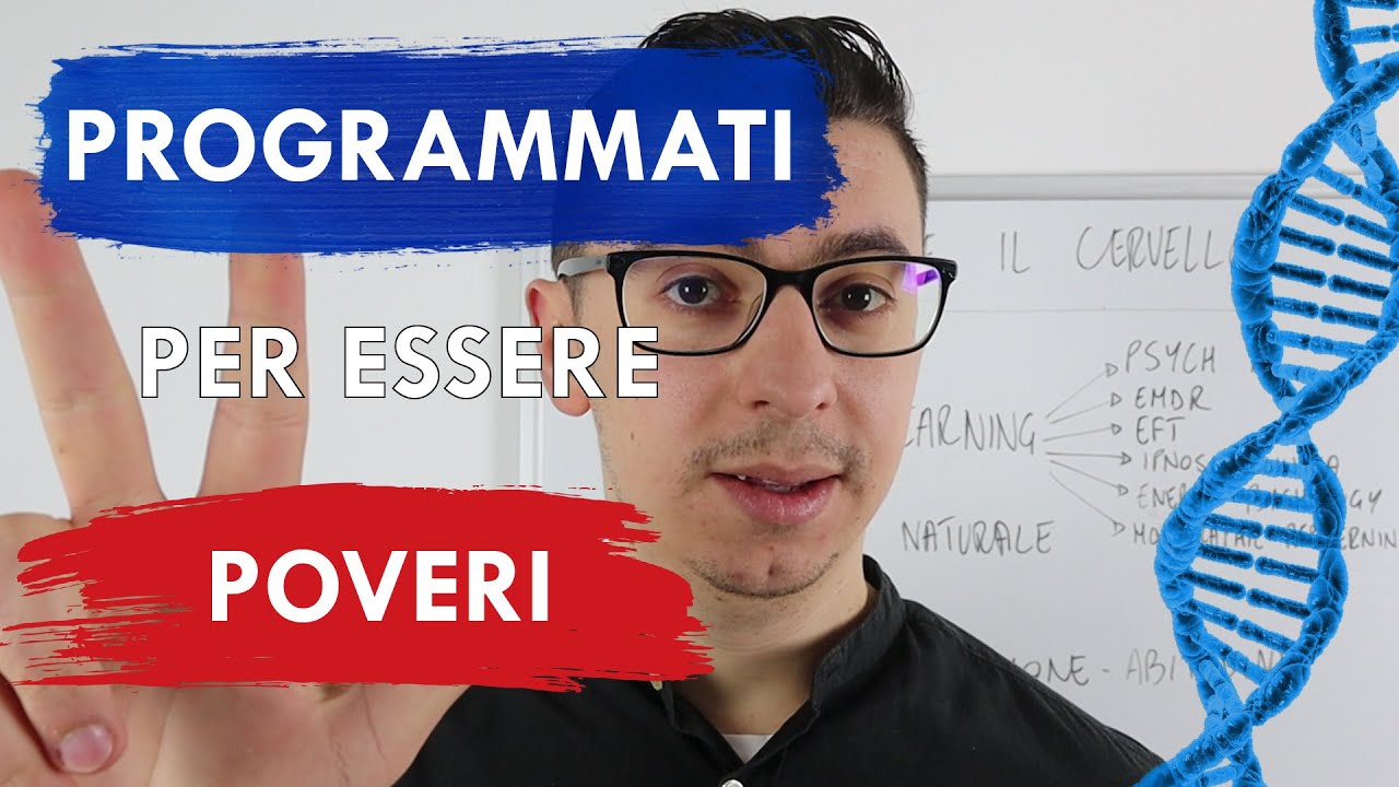 Programmati per essere POVERI. (epigenetica 3 modi per riprogrammare il cervello)