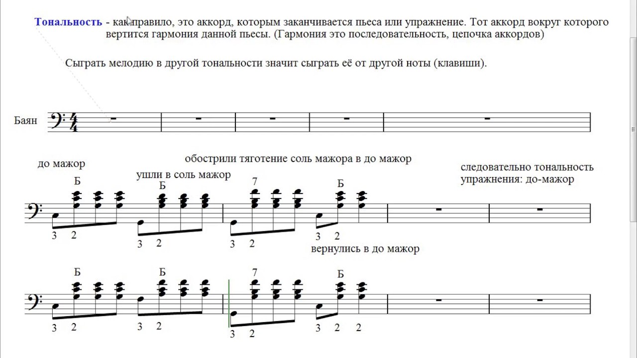 Что такое тональность? Урок#38