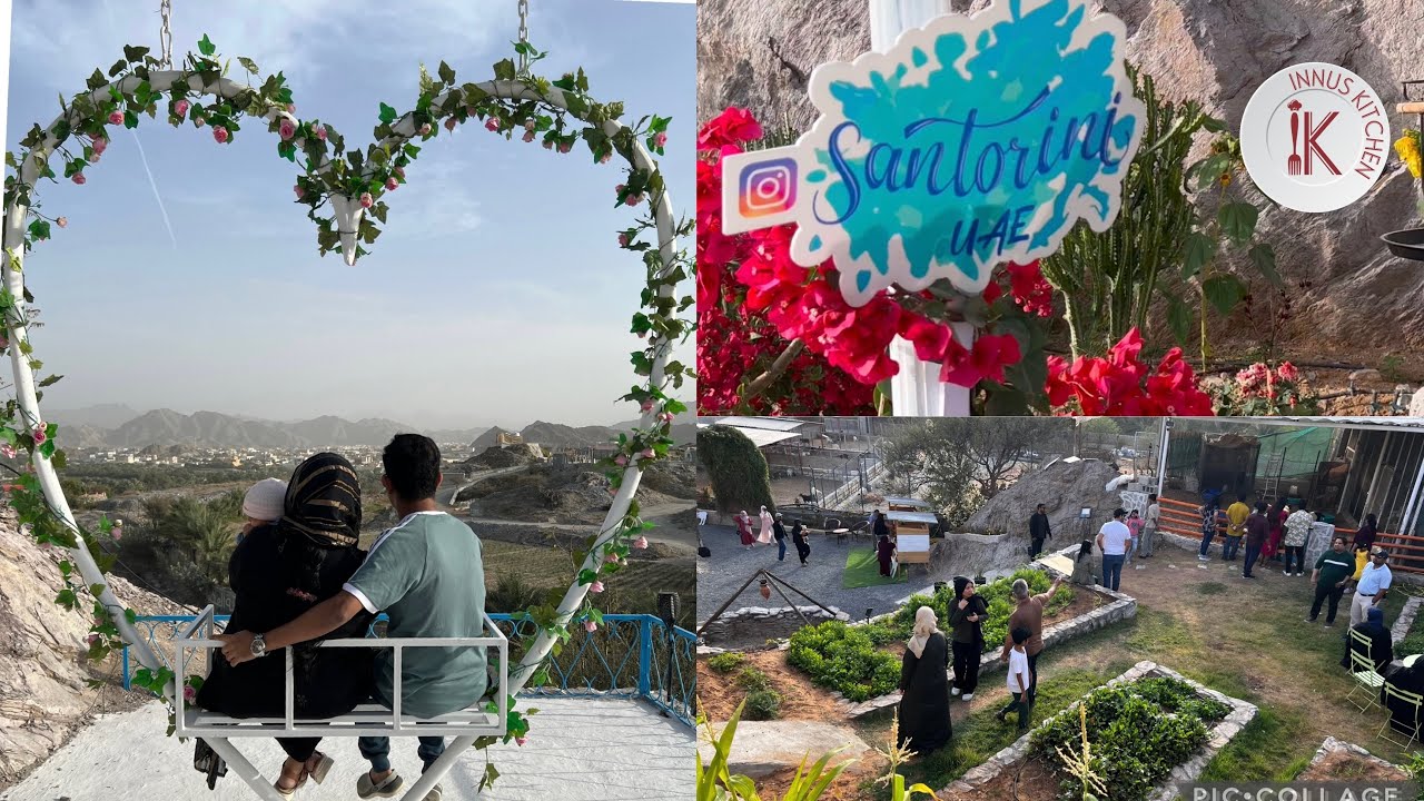 Santorini Cafe UAE| Wadi Asimah |Trending Farm in UAE |Flower Farm Ras Al Khaimah