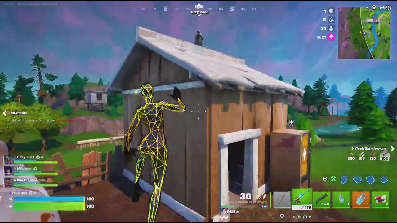 Fortnite 1 hp